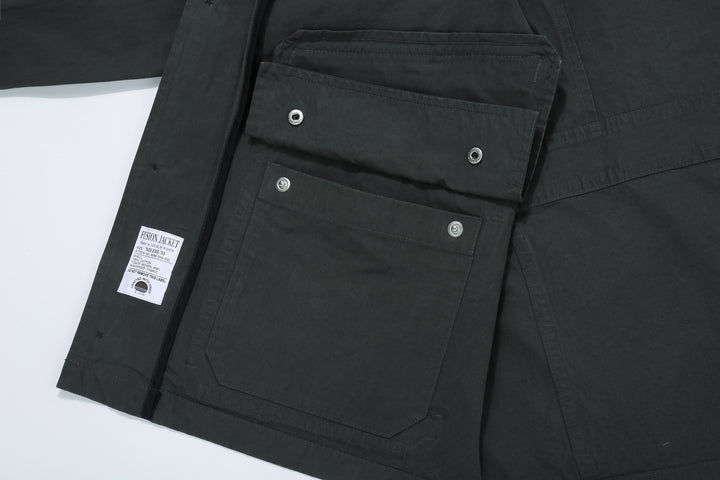 WASEW WSW-25A-002 M-421 utility hunting jacket black made in Japan military outdoor jacket multi pocket inner pocket