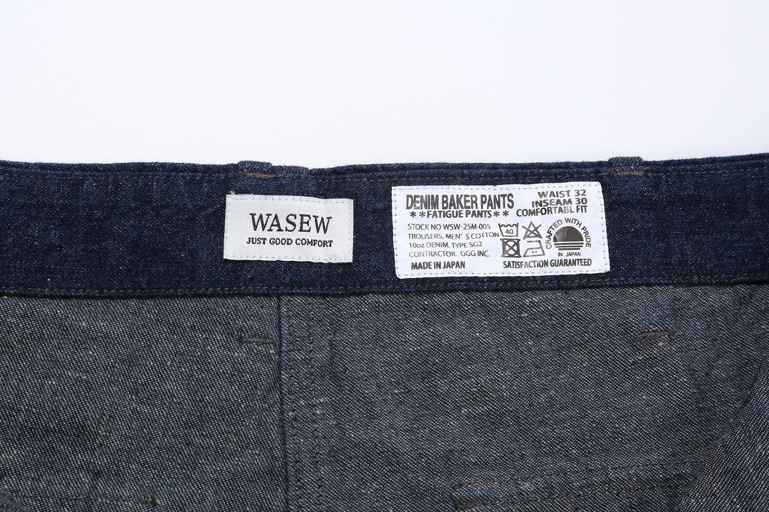 Wasew WSW-25M-005 10oz Nep Denim Baker Pants