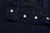 Pure Blue Japan XX-003-IDBK 14oz Indigo x Black Selvedge Denim - Regular Straight Fit Front Buttons Reverse Side