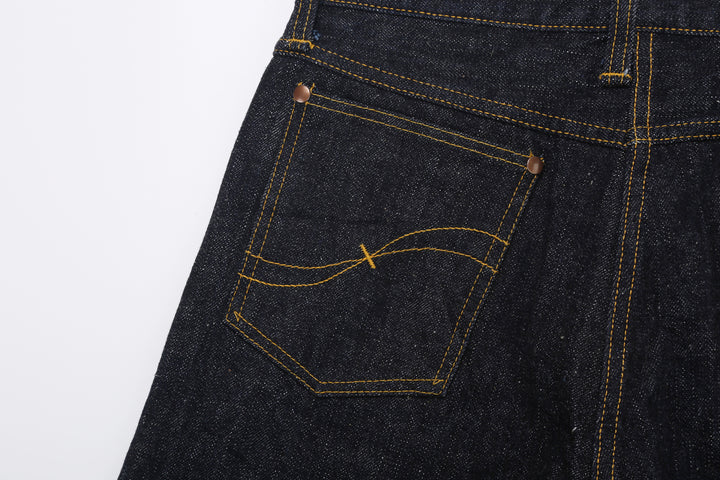 Samurai Jeans S210XJ17oz-26U "Year of the Horse" 17oz Selvedge Denim - Back Pocket Hisho Arcuate Stitching