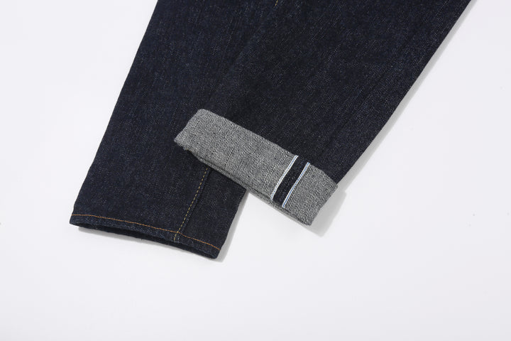 Pure Blue Japan XX-019 14oz Indigo Selvedge Jeans - Selvedge Hem Detail