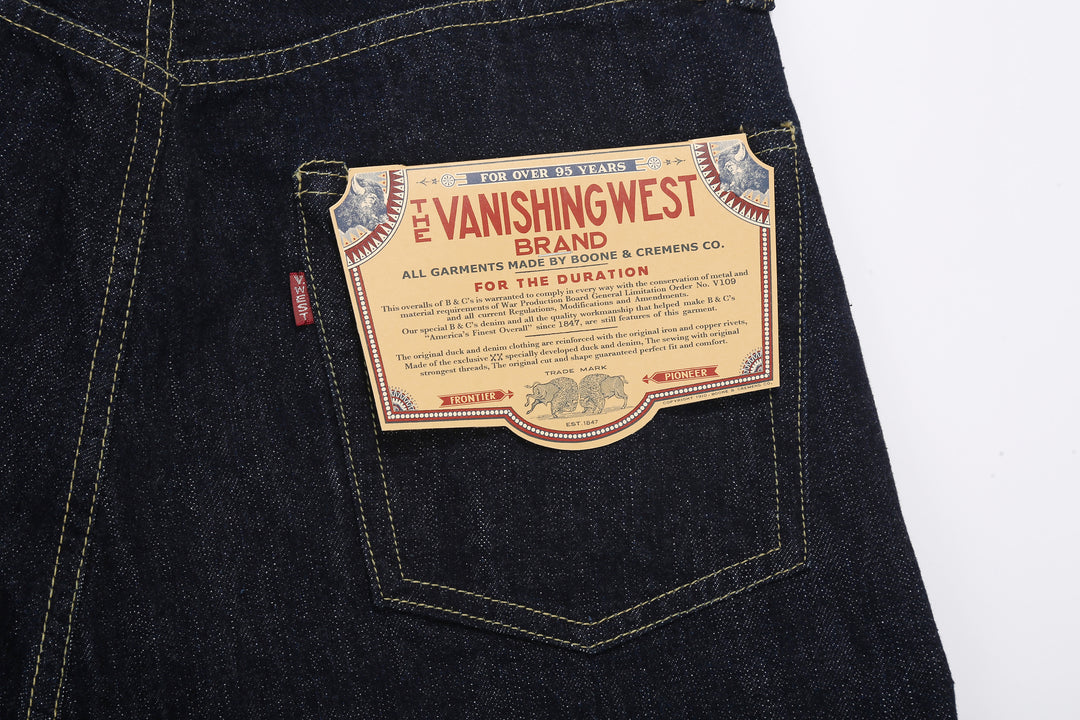 Freewheelers 2612441 Lot S601XX WWII 14oz Selvedge Jeans – Back Pocket and Red Tab Detail