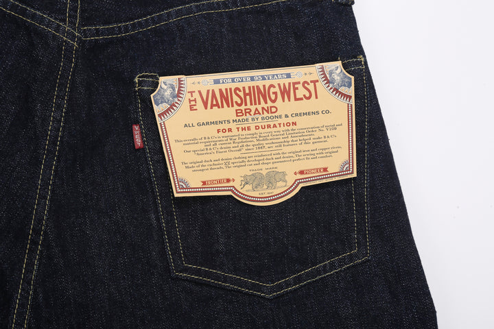 Freewheelers 2612441 Lot S601XX WWII 14oz Selvedge Jeans – Back Pocket and Red Tab Detail