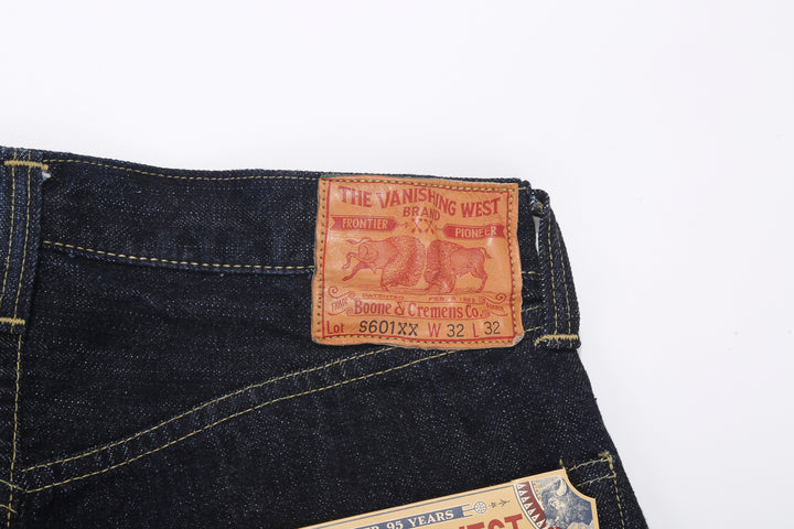 Freewheelers 2612441 Lot S601XX WWII 14oz Selvedge Jeans – Deerskin Leather Patch