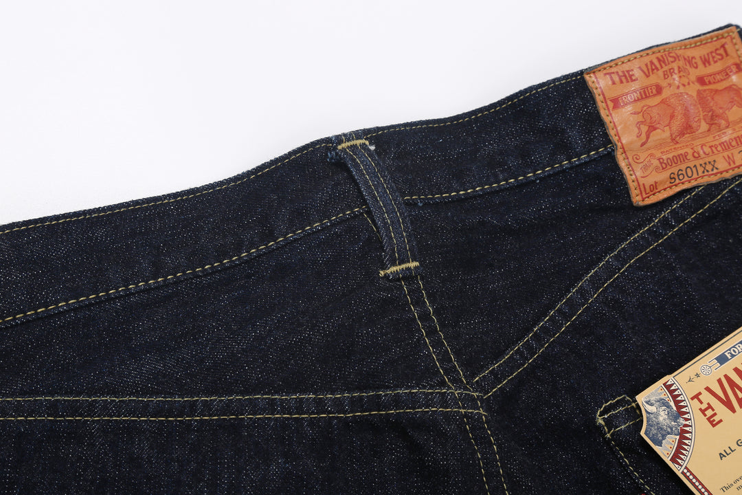 Freewheelers 2612441 Lot S601XX WWII 14oz Selvedge Jeans – Belt Loop Detail