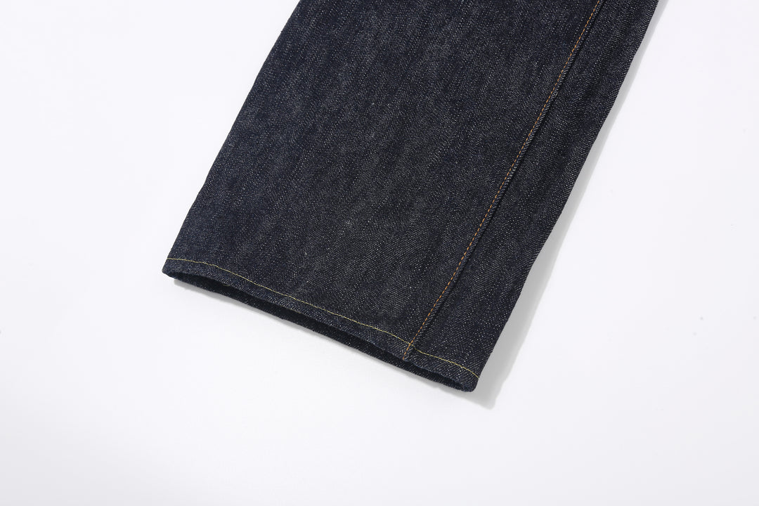 Samurai Jeans S310XX19ozII "Kiwami" Selvedge Denim - Wide Straight Fit - Hem Detail