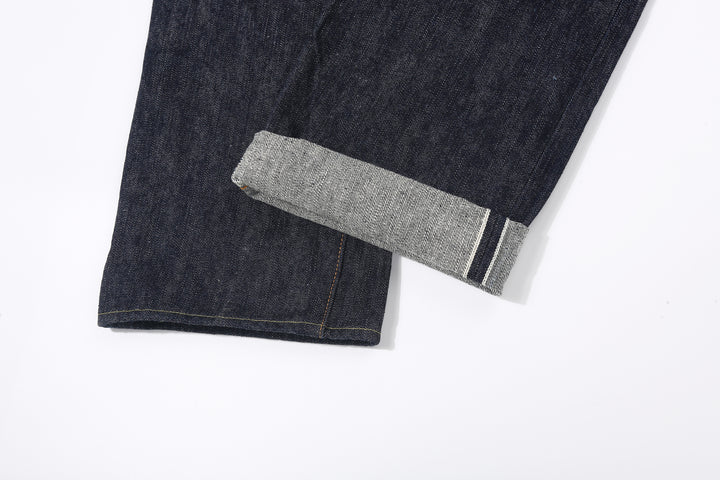 Samurai Jeans S310XX19ozII "Kiwami" Selvedge Denim - Wide Straight Fit - Selvedge Hem Detail