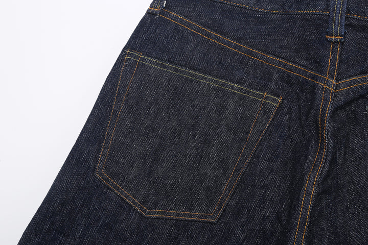 Samurai Jeans S310XX19ozII "Kiwami" Selvedge Denim - Wide Straight Fit - Back Pocket Detail