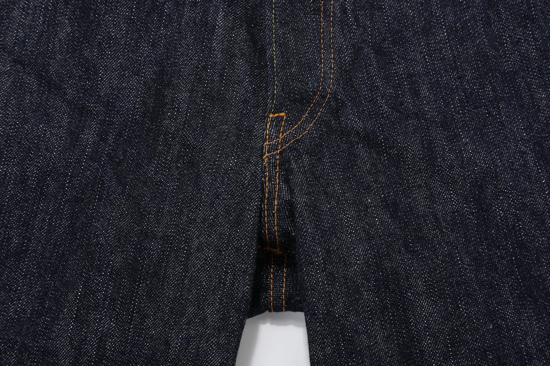 Samurai Jeans S310XX19ozII "Kiwami" Selvedge Denim - Wide Straight Fit - Crotch Construction Detail