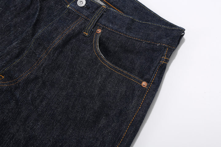 Samurai Jeans S310XX19ozII "Kiwami" Selvedge Denim - Wide Straight Fit - Left Pocket Detail