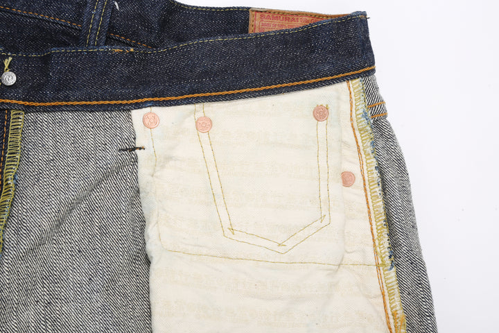 Samurai Jeans S310XX19ozII "Kiwami" Selvedge Denim - Wide Straight Fit - Coin Rivets Detail