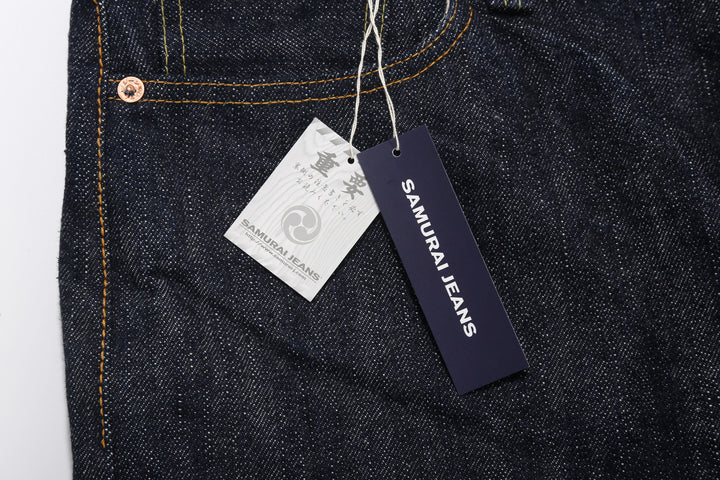 Samurai Jeans S310XX19ozII "Kiwami" Selvedge Denim - Wide Straight Fit - Product Tag Detail