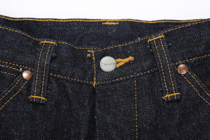 Samurai Jeans S210XJ17oz-26U "Year of the Horse" 17oz Selvedge Denim - Front Waist and Rope Pattern Button