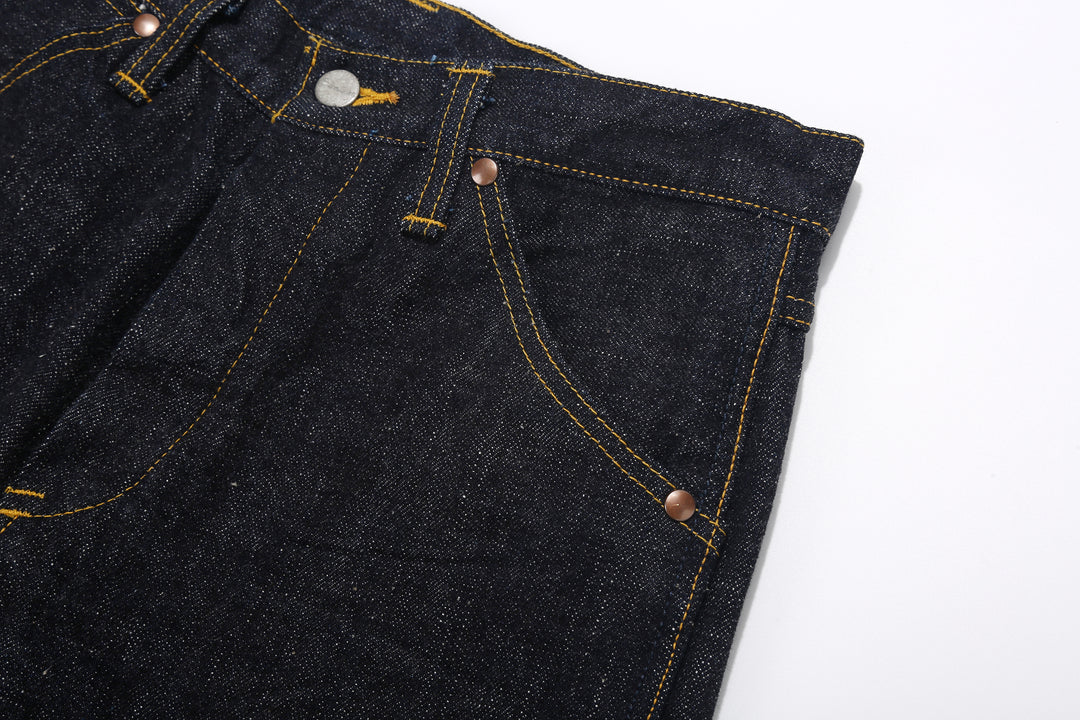 Samurai Jeans S210XJ17oz-26U "Year of the Horse" 17oz Selvedge Denim - Front Pocket Construction