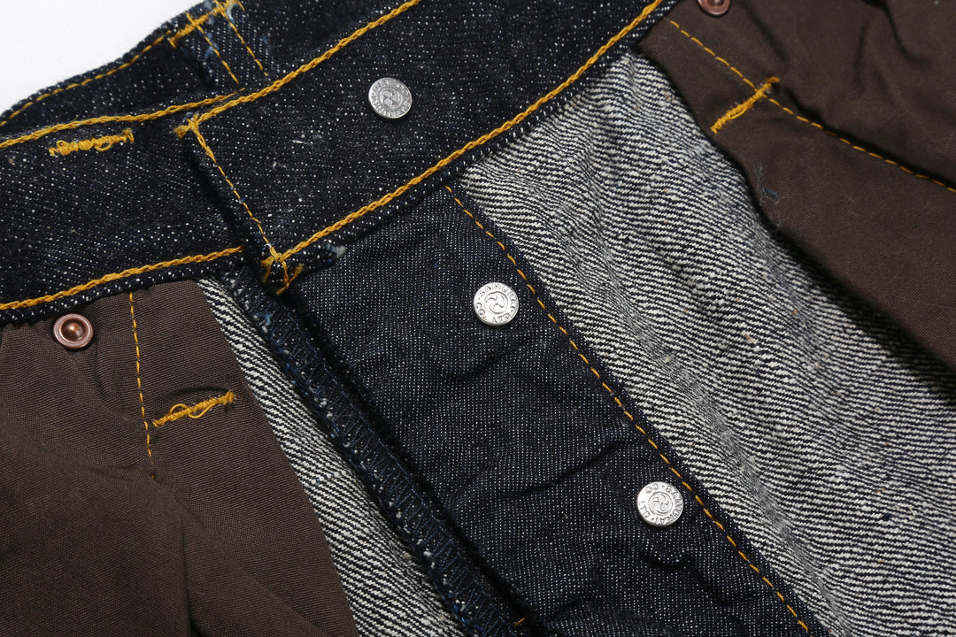 Samurai Jeans S210XJ17oz-26U "Year of the Horse" 17oz Selvedge Denim - Button Reverse Side