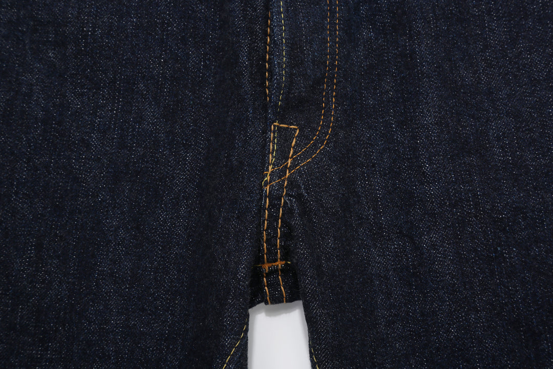 Pure Blue Japan XX-019 14oz Indigo Selvedge Jeans - Crotch Seam Detail