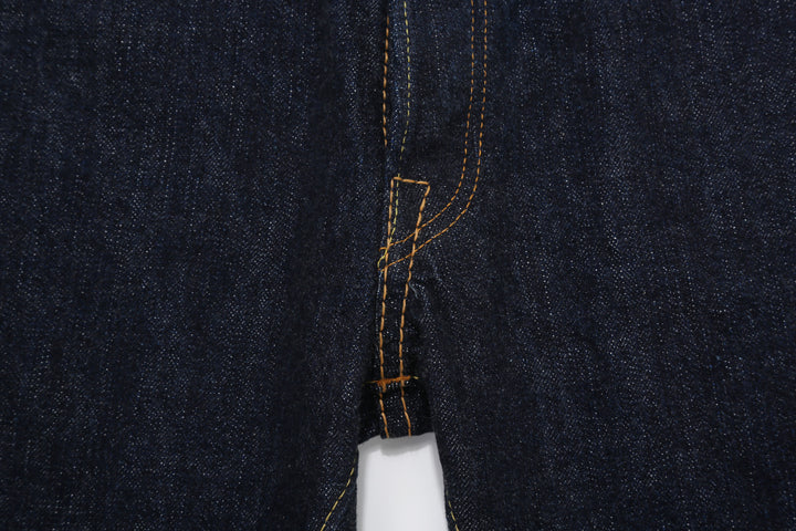 Pure Blue Japan XX-019 14oz Indigo Selvedge Jeans - Crotch Seam Detail