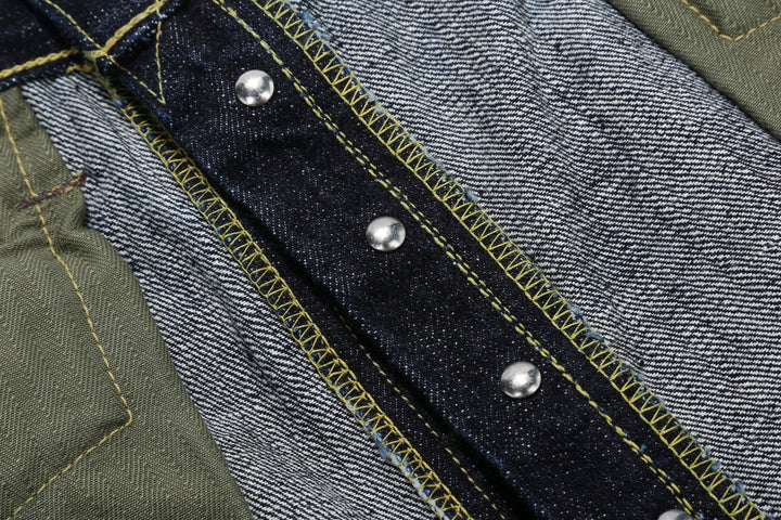Freewheelers 2612441 Lot S601XX WWII 14oz Selvedge Jeans – Button Reverse Detail