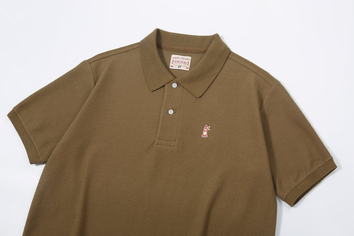 Boncoura Heavyweight Special Knit Polo Shirt made in Japan ボンクラポロシャツ Coyote Collar