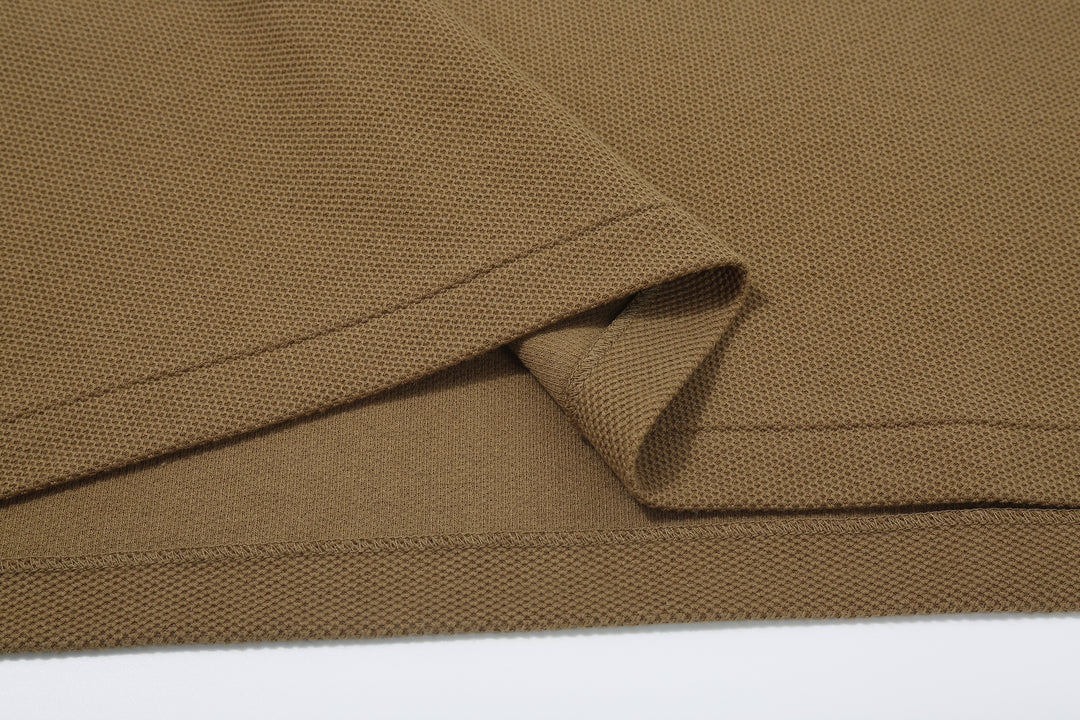 Boncoura Heavyweight Special Knit Polo Shirt made in Japan ボンクラポロシャツ Coyote Hem