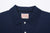 Boncoura Heavyweight Special Knit Polo Shirt made in Japan ボンクラポロシャツ Navy Collar Close Up