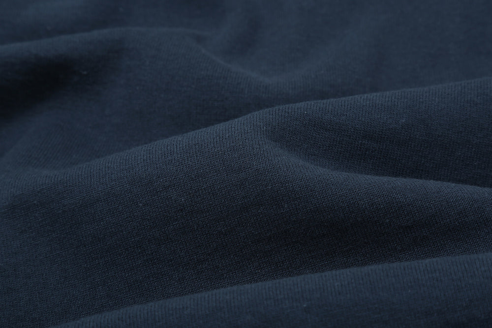 Deluxeware SPZ-00 heavyweight loopwheeled full zip parka made in Japan hoodie blue