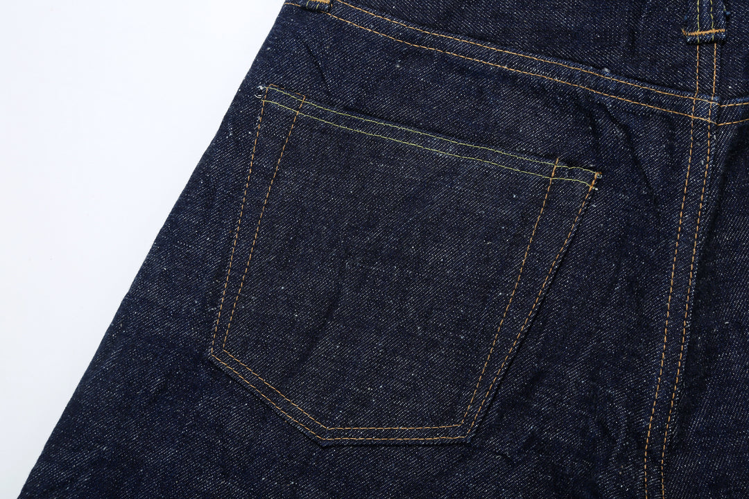 Samurai Jeans S510HXII 15.8oz selvedge denim regular straight made in Japan GL3 fabric back left pocket