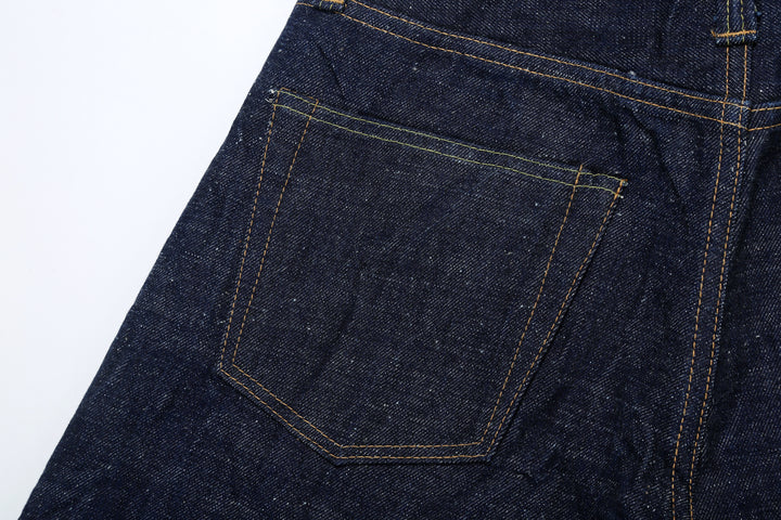 Samurai Jeans S510HXII 15.8oz selvedge denim regular straight made in Japan GL3 fabric back left pocket
