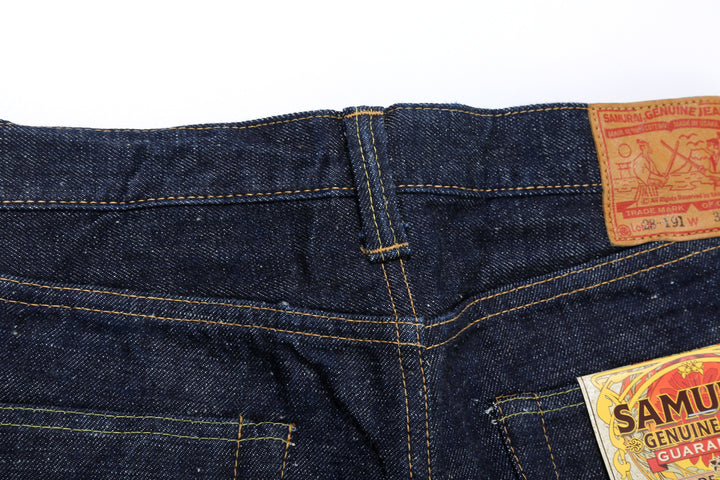 Samurai Jeans S510HXII 15.8oz selvedge denim regular straight made in Japan GL3 fabric belt loop