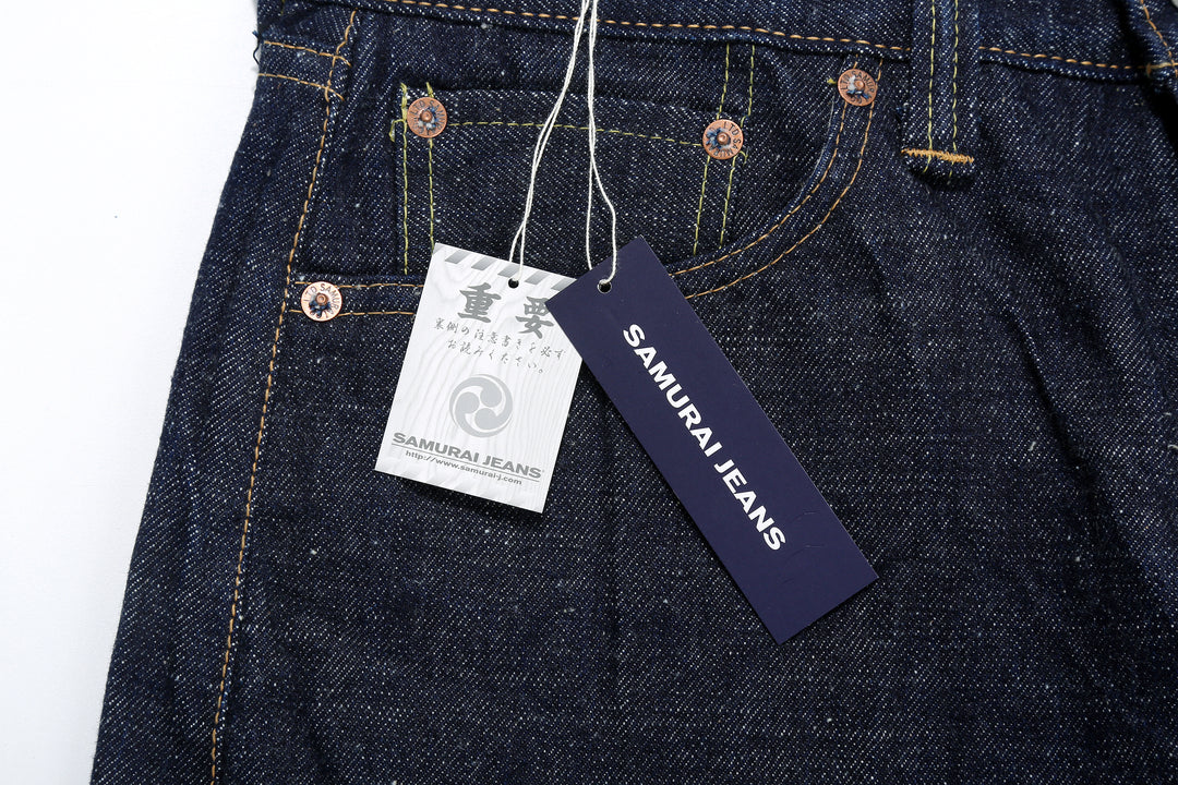 Samurai Jeans S510HXII 15.8oz selvedge denim regular straight made in Japan GL3 fabric tag