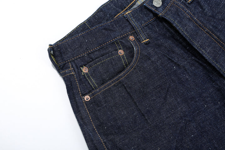 Samurai Jeans S510HXII 15.8oz selvedge denim regular straight made in Japan GL3 fabric right pocket