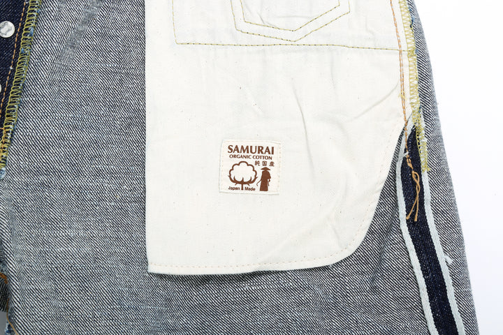 Samurai Jeans S510HXII 15.8oz selvedge denim regular straight made in Japan GL3 fabric pocket bag