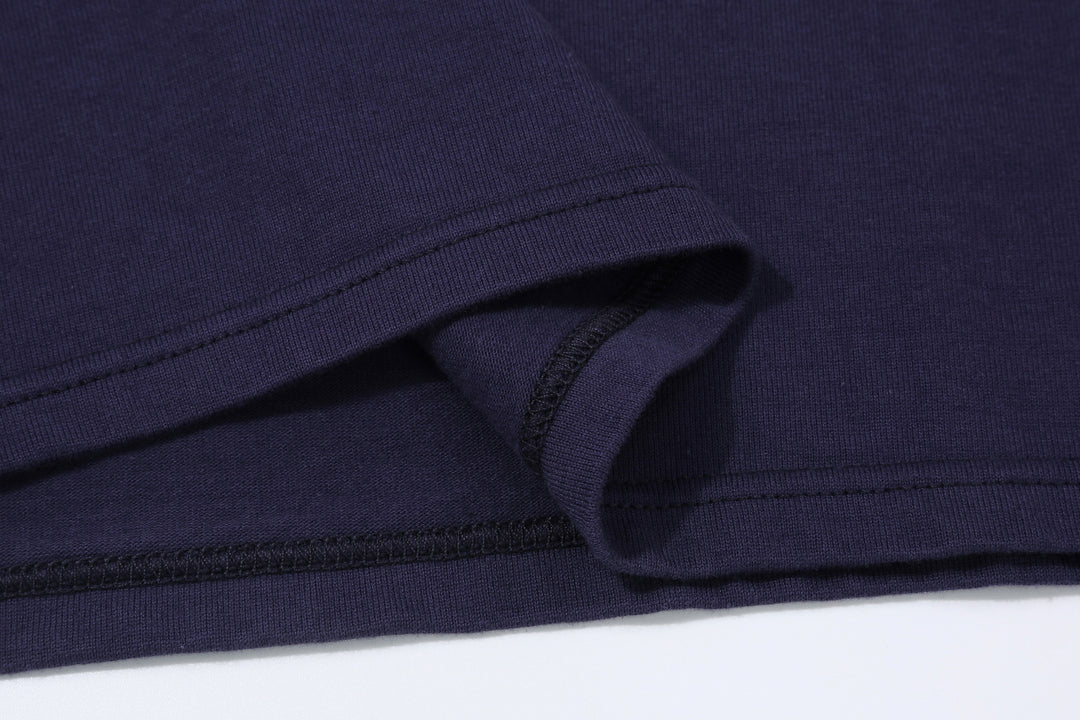 Deluxeware SDHT-00 10.5oz Loopwheeled Henley Neck T-Shirt