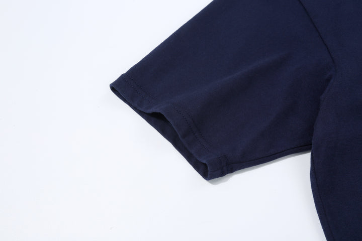 Deluxeware SDHT-00 10.5oz Loopwheeled Henley Neck T-Shirt