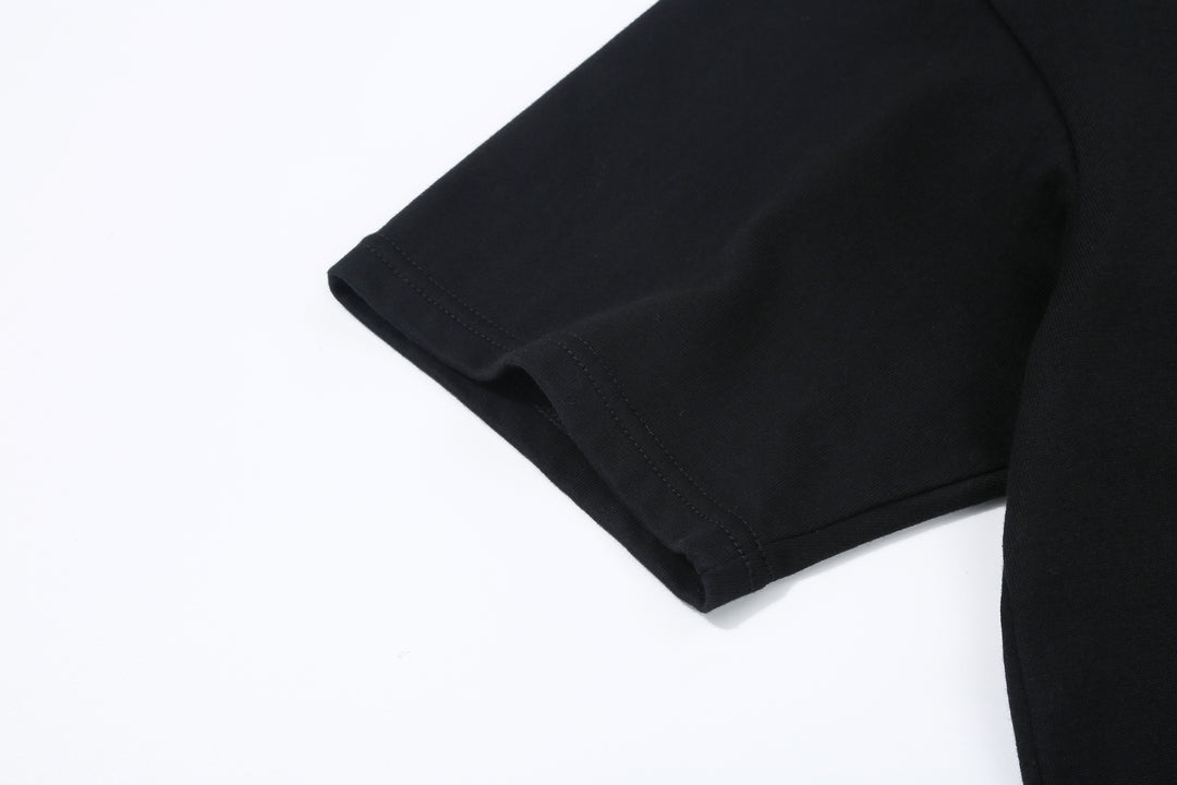 Deluxeware SDHT-00 10.5oz Loopwheeled Henley Neck T-Shirt