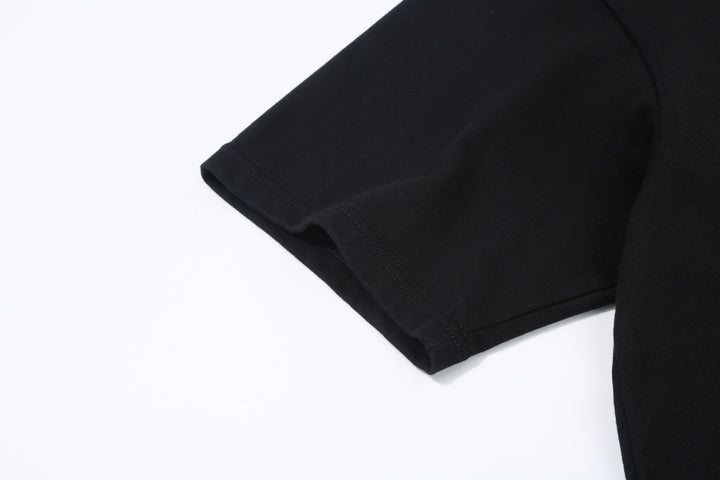 Deluxeware SDHT-00 10.5oz Loopwheeled Henley Neck T-Shirt