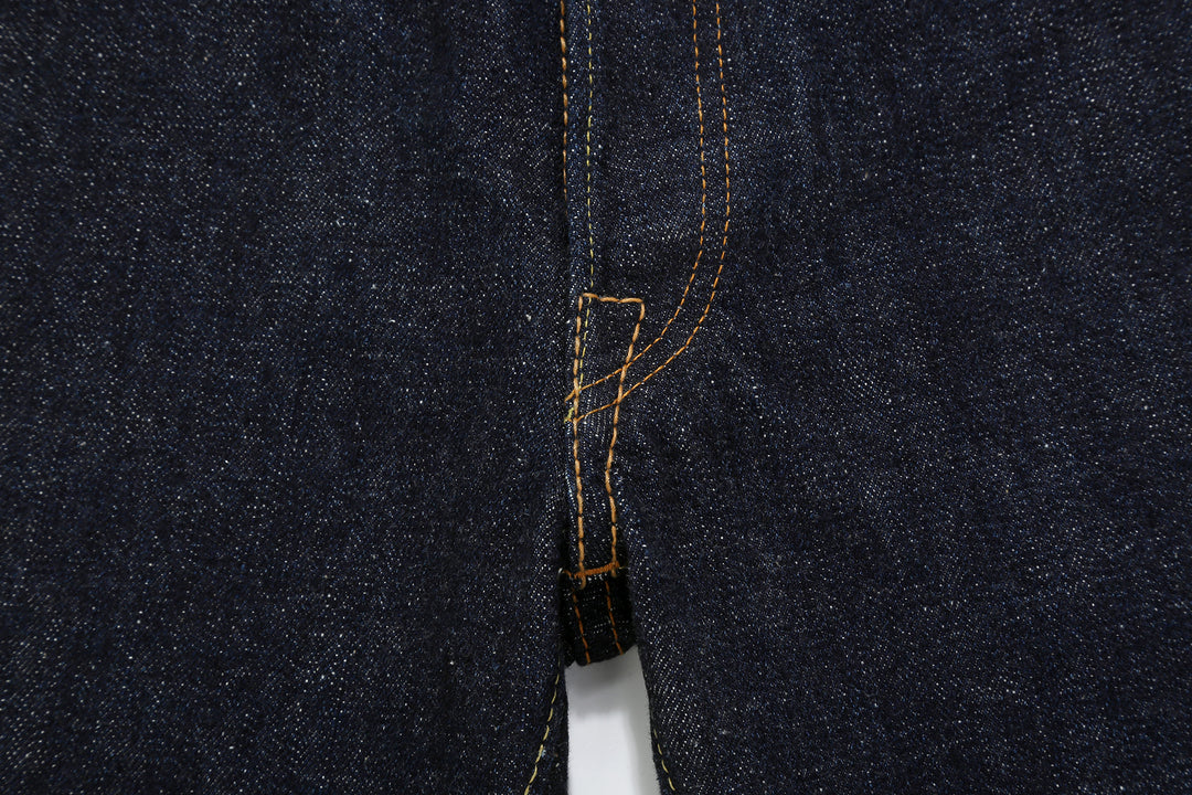 Pure Blue Japan SLB-003 16.5oz Slub Selvedge Jeans - Crotch Seam Detail