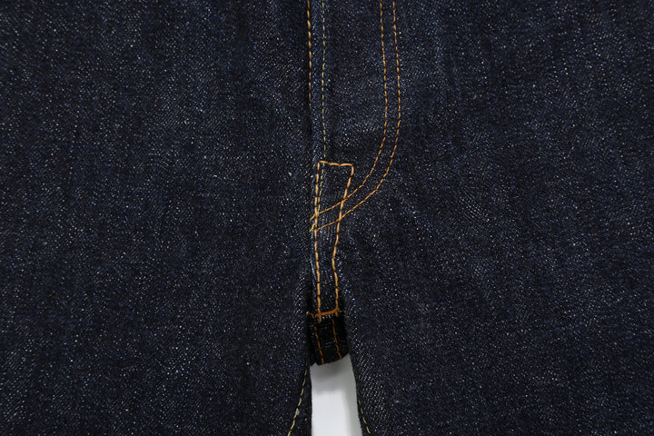 Pure Blue Japan SLB-003 16.5oz Slub Selvedge Jeans - Crotch Seam Detail