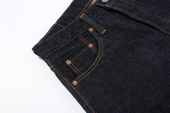 Pure Blue Japan SLB-003 16.5oz Slub Selvedge Jeans - Coin Pocket Detail