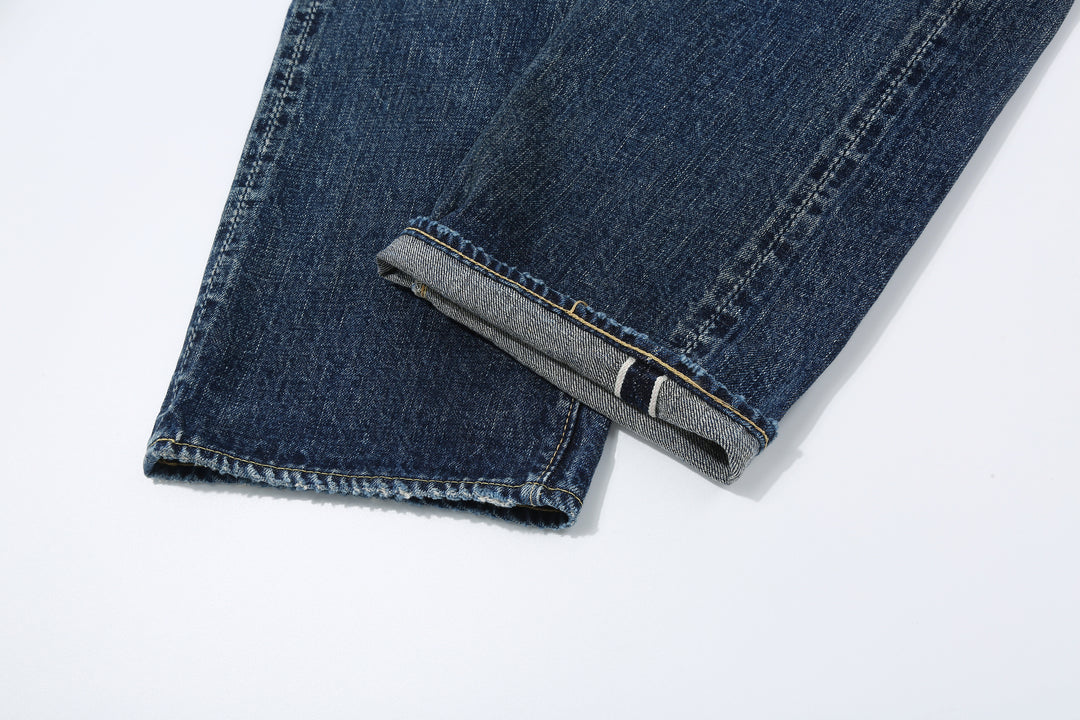 Fullcount 1353-S0105 More Than Just Fear Selvedge Denim Vintage Wash - Wide Straight Fit