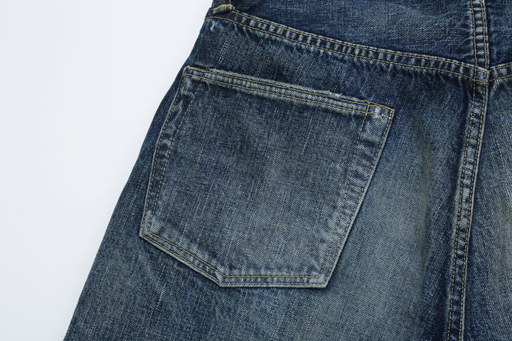 Fullcount 1353-S0105 More Than Just Fear Selvedge Denim Vintage Wash - Wide Straight Fit
