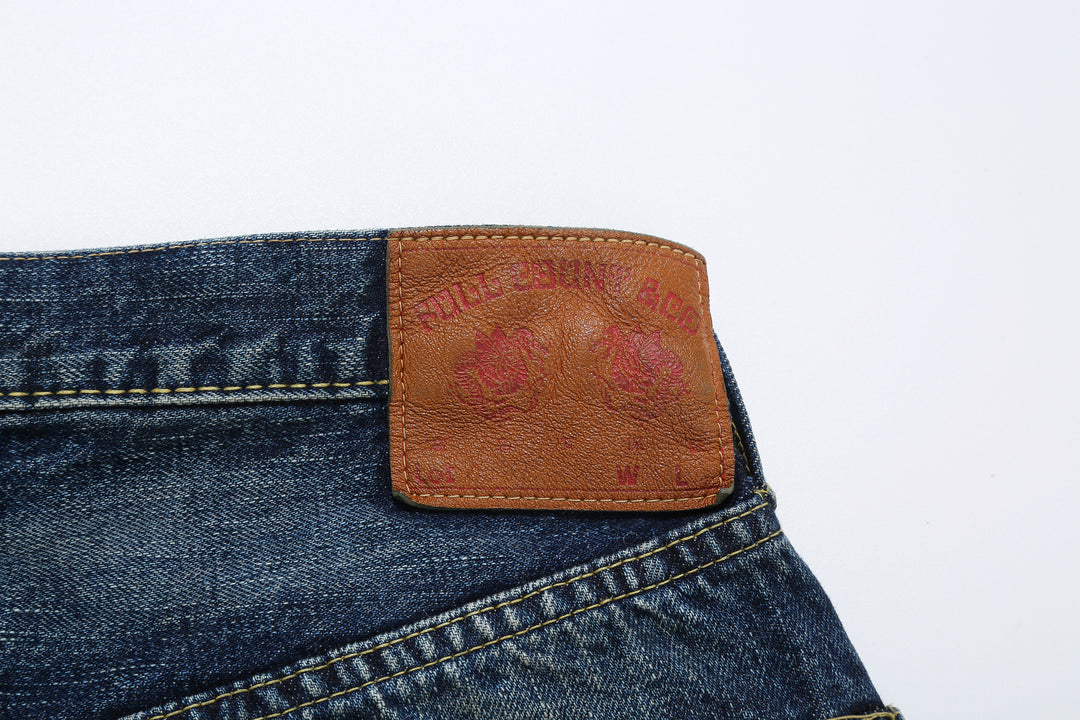 Fullcount 1353-S0105 More Than Just Fear Selvedge Denim Vintage Wash - Wide Straight Fit