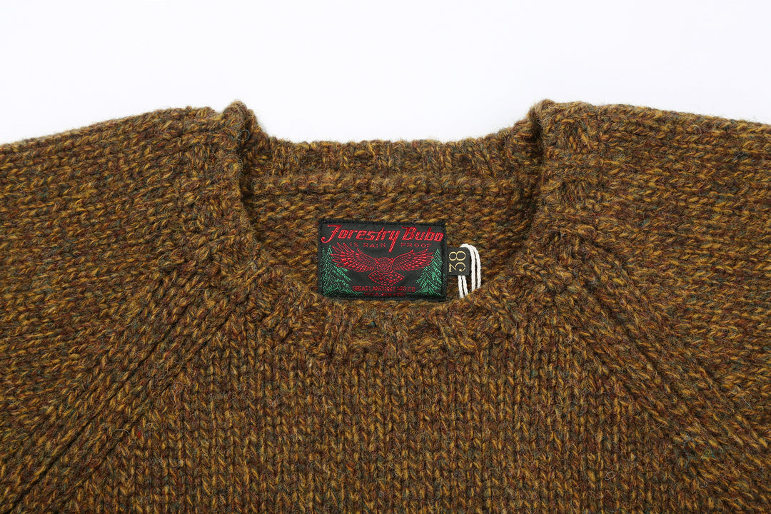 Freewheelers Trailblazer wool sweater raglan sleeve British wool knit Japan