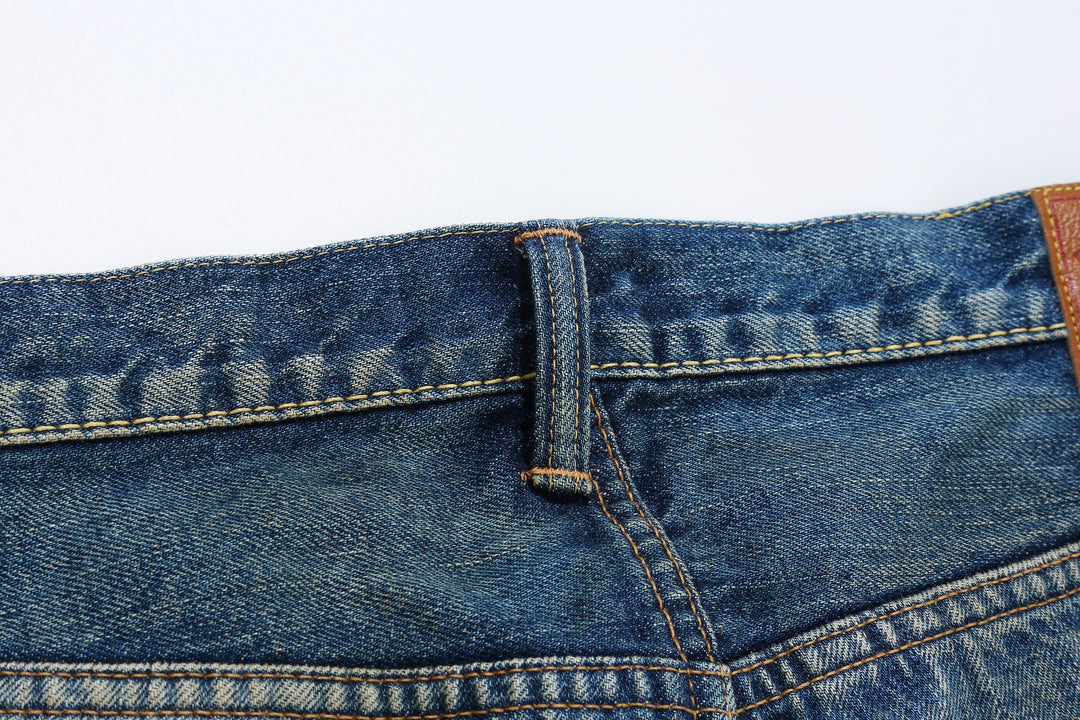 Fullcount 1456-1103 Badass Selvedge Denim Vintage Wash - Relaxed Tapered Fit Mention Exclusive