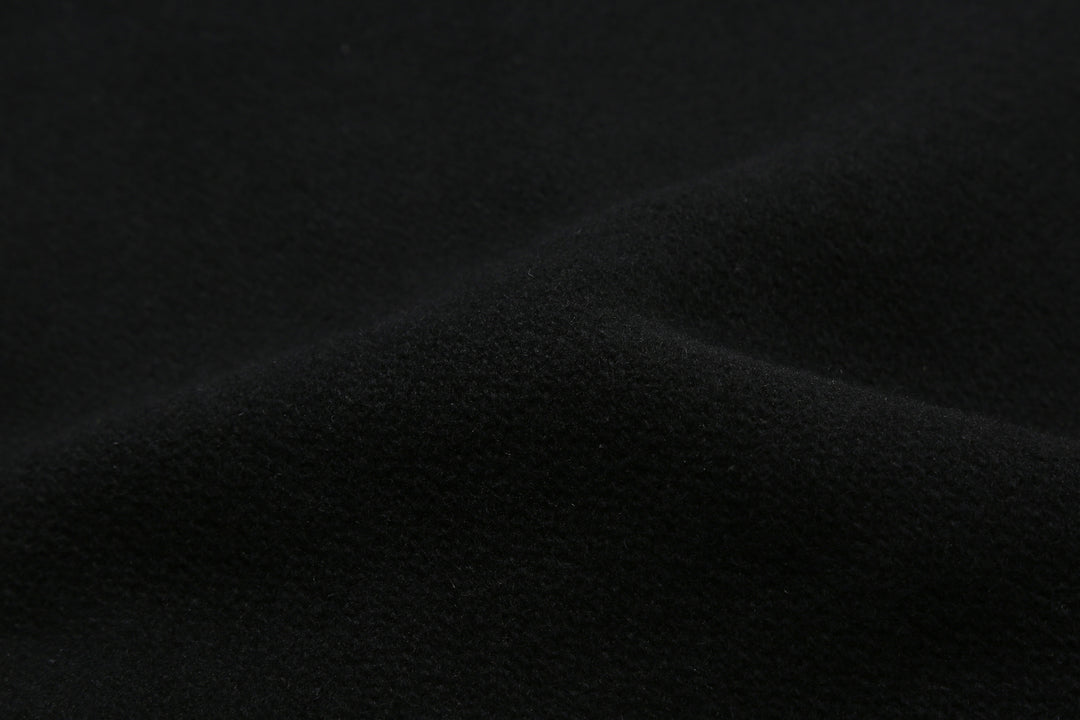 Freewheelers Leadfoot sports jacket heavy melton wool car club jacket black Japan close up