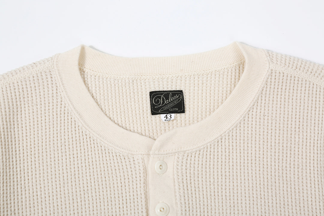 Dalee’s & Co. 2230HT Double Waffle Long Sleeve Henley Shirt