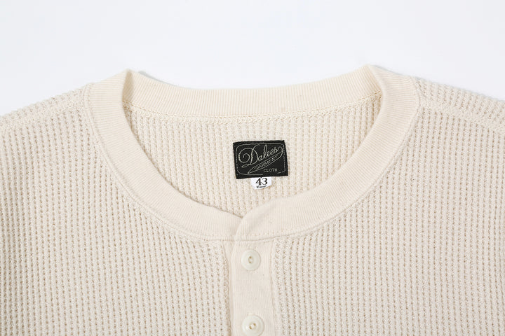 Dalee’s & Co. 2230HT Double Waffle Long Sleeve Henley Shirt