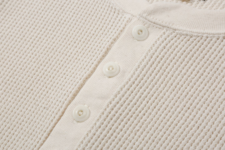 Dalee’s & Co. 2230HT Double Waffle Long Sleeve Henley Shirt