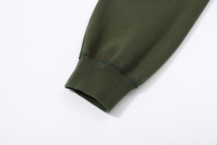 Deluxeware S500-00 20oz Heavyweight Loopwheeled Sweatpants Made in Japan Olive Leg Opening
