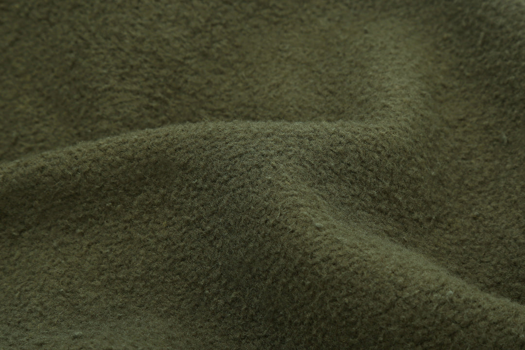 Deluxeware S500-00 20oz Heavyweight Loopwheeled Sweatpants Made in Japan Olive Brushed Fleece